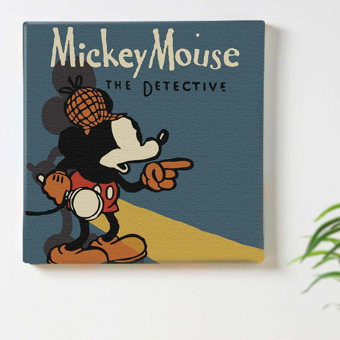 ミッキーマウス dsny-1710-14 Mサイズ 30cm×30cm ディズニー アートパネル ファブリックパネル アートボード 壁掛け 日本製 ラッピング付き 店舗 カフェ ラウンジ ロビー ホテル 法人 lib-dsny-1710-14-mの画像