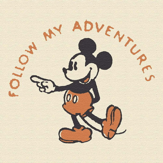 ミッキーマウス dsny-1710-15 Mサイズ 30cm×30cm ディズニー アートパネル ファブリックパネル アートボード 壁掛け 日本製 ラッピング付き 店舗 カフェ ラウンジ ロビー ホテル 法人 lib-dsny-1710-15-mの画像