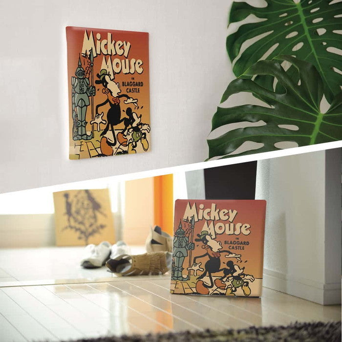 ミッキーマウス ウォールデコ dsny-1710-18 Mサイズ 30cm×30cm ディズニー アートパネル ファブリックパネル アートボード 壁掛け 日本製 ラッピング付き 店舗 カフェ ラウンジ ロビー ホテル 法人 lib-dsny-1710-18-mの画像