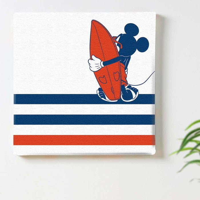 ミッキーマウス ディズニー dsny-1806-05 Mサイズ 30cm×30cm アートパネル ファブリックパネル アートボード 壁掛け 日本製 ラッピング付き 店舗 カフェ ラウンジ ロビー ホテル 法人 lib-dsny-1806-05-mの画像