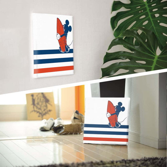 ミッキーマウス ディズニー dsny-1806-05 Mサイズ 30cm×30cm アートパネル ファブリックパネル アートボード 壁掛け 日本製 ラッピング付き 店舗 カフェ ラウンジ ロビー ホテル 法人 lib-dsny-1806-05-mの画像