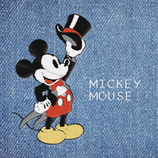 ミッキー ディズニー Mickey Mouse Mサイズ 30cm×30cm アートパネル ファブリックパネル アートボード 壁掛け 日本製 ラッピング付き 店舗 カフェ ラウンジ ロビー ホテル 法人  lib-dsny-2307-01の画像