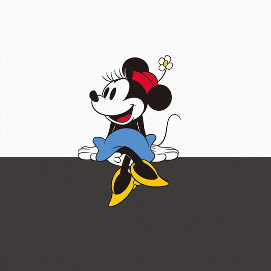 ミニー ディズニー Mickey Mouse Mサイズ 30cm×30cm アートパネル ファブリックパネル アートボード 壁掛け 日本製 ラッピング付き 店舗 カフェ ラウンジ ロビー ホテル 法人  lib-dsny-2307-03の画像