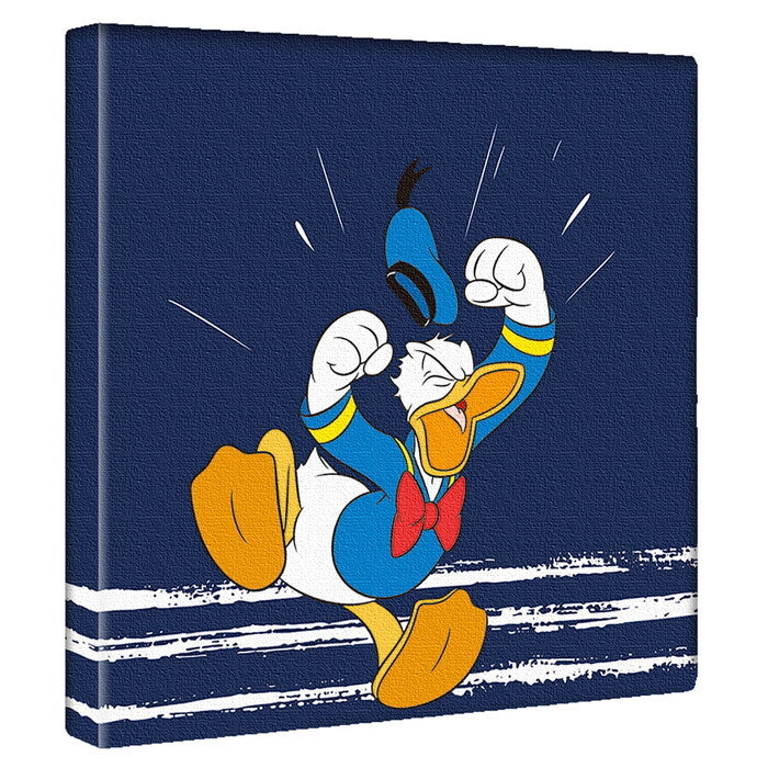 ドナルド ダッグ ディズニー Mickey Mouse Mサイズ 30cm×30cm アートパネル ファブリックパネル アートボード 壁掛け 日本製 ラッピング付き 店舗 カフェ ラウンジ ロビー ホテル 法人  lib-dsny-2307-05の画像