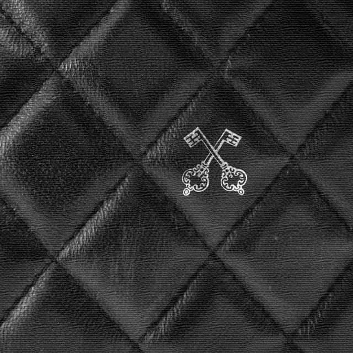 レザーモチーフ edih XLサイズ 100cm×100cm アートパネル ファブリックパネル アートボード 壁掛け 日本製 ラッピング付き 店舗 カフェ ラウンジ ロビー ホテル 法人 lib-edi-0001-xlの画像