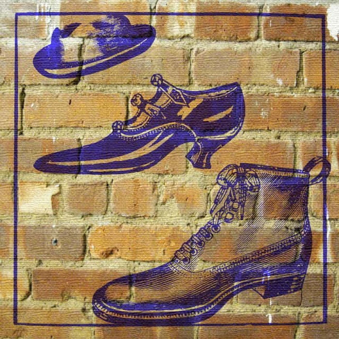 ファッションモチーフ edih Mサイズ 30cm×30cm アートパネル ファブリックパネル アートボード 壁掛け 日本製 ラッピング付き 店舗 カフェ ラウンジ ロビー ホテル 法人 lib-edi-0004-mの画像