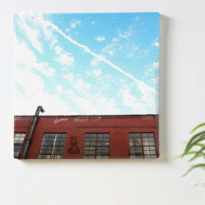 青空フォト edih Lサイズ 57cm×57cm アートパネル ファブリックパネル アートボード 壁掛け 日本製 ラッピング付き 店舗 カフェ ラウンジ ロビー ホテル 法人 lib-edi-0018-lの画像