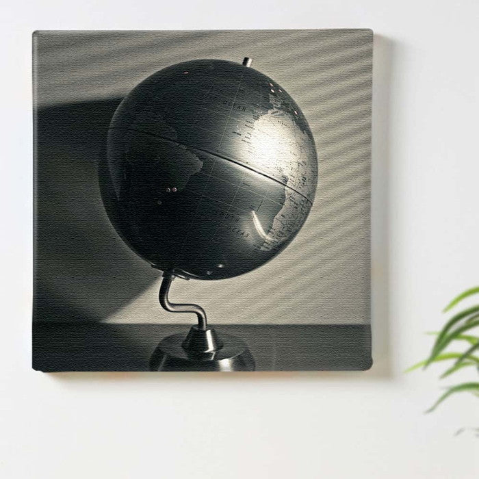 秦義之 地球儀 Yoshiyuki Hata Lサイズ 57cm×57cm アートパネル ファブリックパネル アートボード 壁掛け 日本製 ラッピング付き 店舗 カフェ ラウンジ ロビー ホテル 法人 lib-hat-0008-lの画像