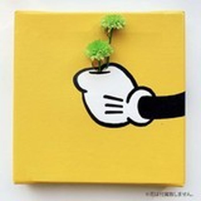 ミッキーマウス IKEBANA 生きてるインテリア IKE-DSNY-1807-06 20×20×2.7cm ディズニー アートパネル ファブリックパネル アートボード 壁掛け 日本製 ラッピング付き 店舗 カフェ ラウンジ ロビー ホテル 法人 lib-IKE-DSNY-1807-06の画像
