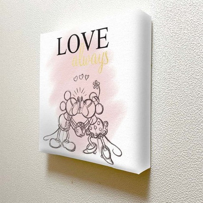 ミッキーマウス ディズニー IKEBANA 一輪挿し インテリア雑貨 アートパネル ミニーマウス カップル ラッピング付き 店舗 カフェ ラウンジ ロビー ホテル 法人 lib-ike-dsny-2106-07の画像