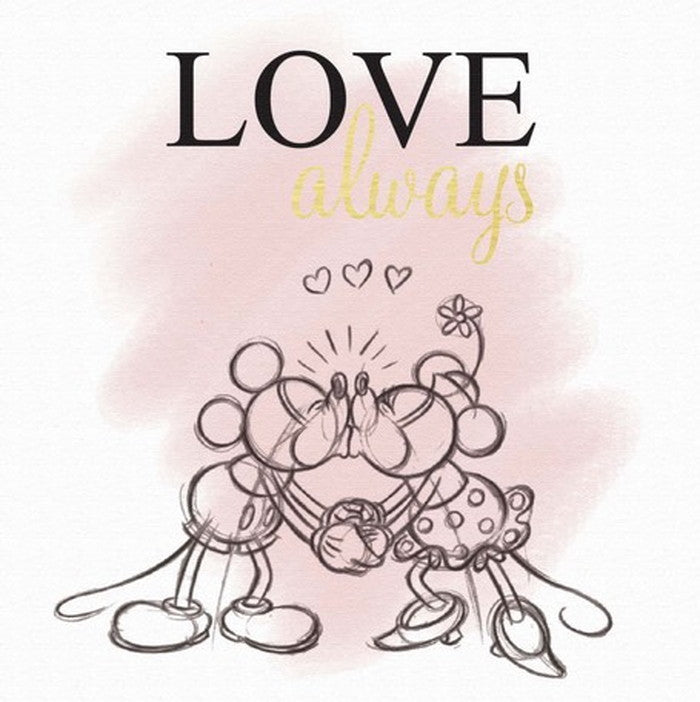 ミッキーマウス ディズニー IKEBANA 一輪挿し インテリア雑貨 アートパネル ミニーマウス カップル ラッピング付き 店舗 カフェ ラウンジ ロビー ホテル 法人 lib-ike-dsny-2106-07の画像