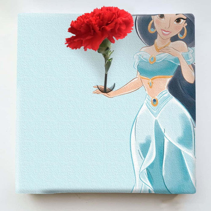 ジャスミン IKEBANA アートパネル ディズニープリンセス アラジン アートパネル ラッピング付き 店舗 カフェ ラウンジ ロビー ホテル 法人 lib-ike-dsny-2106-26の画像