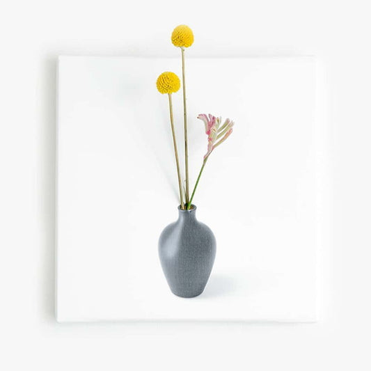 IKEBANA-01-01 生きてるインテリア 30×30×2.7cm アートパネル ファブリックパネル アートボード インテリアパネル 壁掛け 日本製 ラッピング付き lib-IKEBANA-01-01