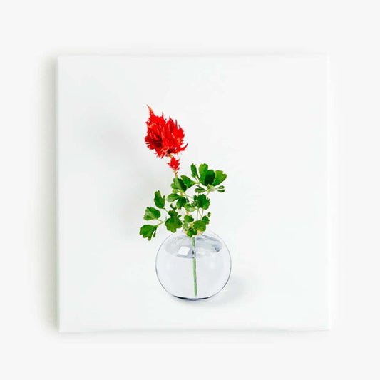 IKEBANA-01-03 生きてるインテリア 30×30×2.7cm アートパネル ファブリックパネル アートボード インテリアパネル 壁掛け 日本製 ラッピング付き lib-IKEBANA-01-03