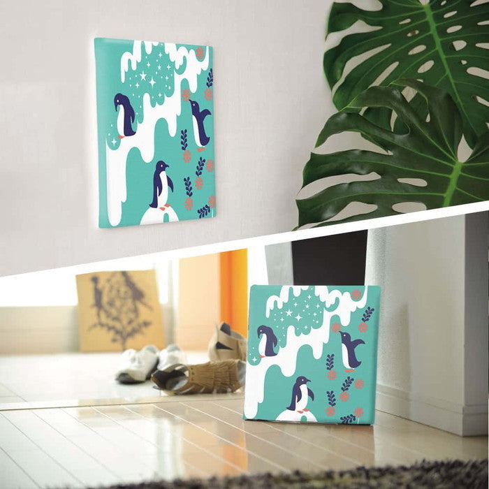 Kinpro design 北欧 XLサイズ 100cm×100cm アートパネル ファブリックパネル アートボード 壁掛け 日本製 ラッピング付き 店舗 カフェ ラウンジ ロビー ホテル 法人 lib-kpr-0023-xlの画像