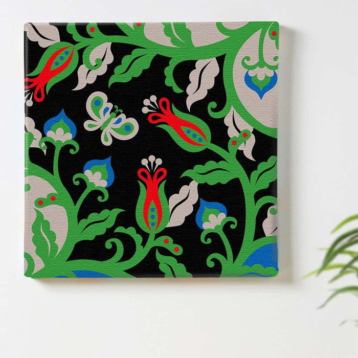 Kinpro design 北欧 Sサイズ 15cm×15cm アートパネル ファブリックパネル アートボード 壁掛け 日本製 ラッピング付き 店舗 カフェ ラウンジ ロビー ホテル 法人 lib-kpr-0030-blk-sの画像