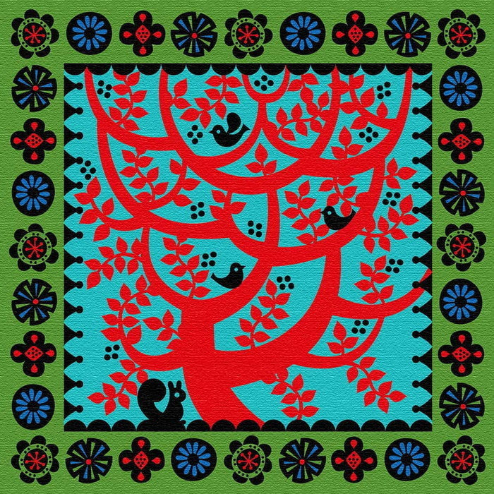 Kinpro design 北欧 XLサイズ 100cm×100cm アートパネル ファブリックパネル アートボード 壁掛け 日本製 ラッピング付き 店舗 カフェ ラウンジ ロビー ホテル 法人 lib-kpr-0033-grn-xlの画像