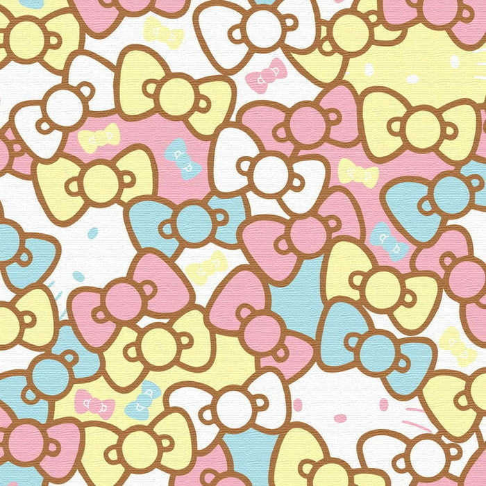 ハローキティ キティちゃん HELLO KITY Mサイズ 30cm×30cm アートパネル ファブリックパネル アートボード 壁掛け 日本製 ラッピング付き 店舗 カフェ ラウンジ ロビー ホテル 法人 lib-kty-0015-mの画像