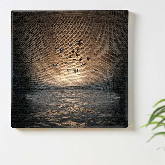 毛利孝夫 Takao Mori Lサイズ 57cm×57cm アートパネル ファブリックパネル アートボード 壁掛け 日本製 ラッピング付き 店舗 カフェ ラウンジ ロビー ホテル 法人 lib-mor-0008-lの画像