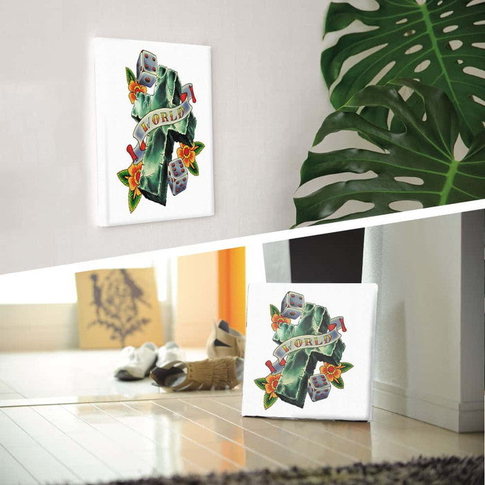 オイルショックデザインズ ol-8381-cruz-y-dados Lサイズ 57cm×57cm アートパネル ファブリックパネル アートボード 壁掛け 日本製 ラッピング付き 店舗 カフェ ラウンジ ロビー ホテル 法人 lib-ol-8381-cruz-y-dados-lの画像