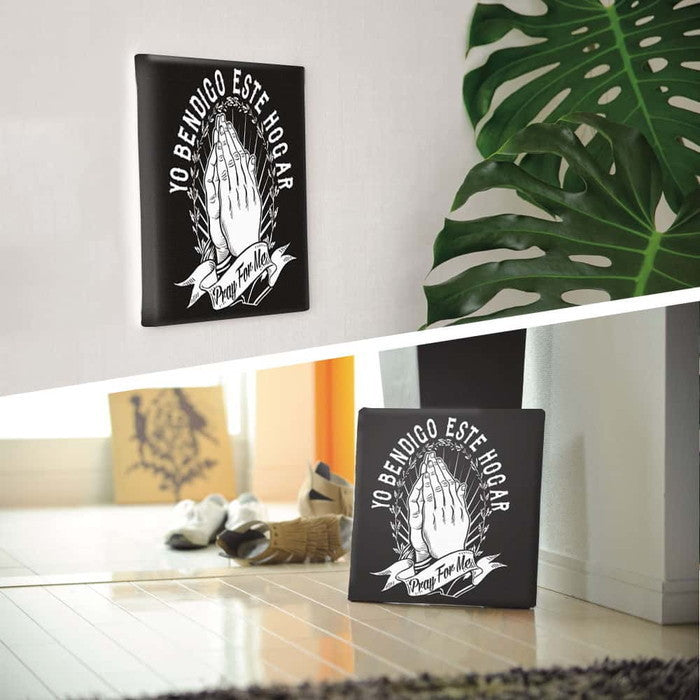 オイルショックデザインズ ol-8384-pray-or-me Mサイズ 30cm×30cm アートパネル ファブリックパネル アートボード 壁掛け 日本製 ラッピング付き 店舗 カフェ ラウンジ ロビー ホテル 法人 lib-ol-8384-pray-or-me-mの画像