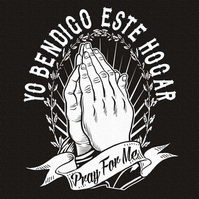 オイルショックデザインズ ol-8384-pray-or-me Sサイズ 15cm×15cm アートパネル ファブリックパネル アートボード 壁掛け 日本製 ラッピング付き 店舗 カフェ ラウンジ ロビー ホテル 法人 lib-ol-8384-pray-or-me-sの画像