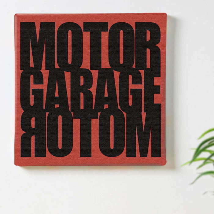 オイルショックデザインズ ol-8393-motor-garage Lサイズ 57cm×57cm アートパネル ファブリックパネル アートボード 壁掛け 日本製 ラッピング付き 店舗 カフェ ラウンジ ロビー ホテル 法人 lib-ol-8393-motor-garage-lの画像
