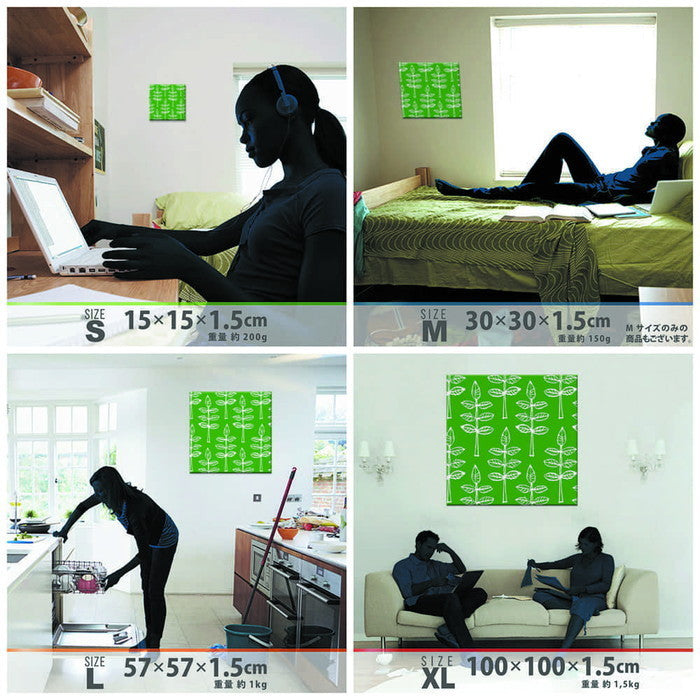 北欧 アート ビンテージ NORDIC XLサイズ 100cm×100cm アートパネル ファブリックパネル アートボード 壁掛け 日本製 ラッピング付き 店舗 カフェ ラウンジ ロビー ホテル 法人 lib-pat-0002-xlの画像