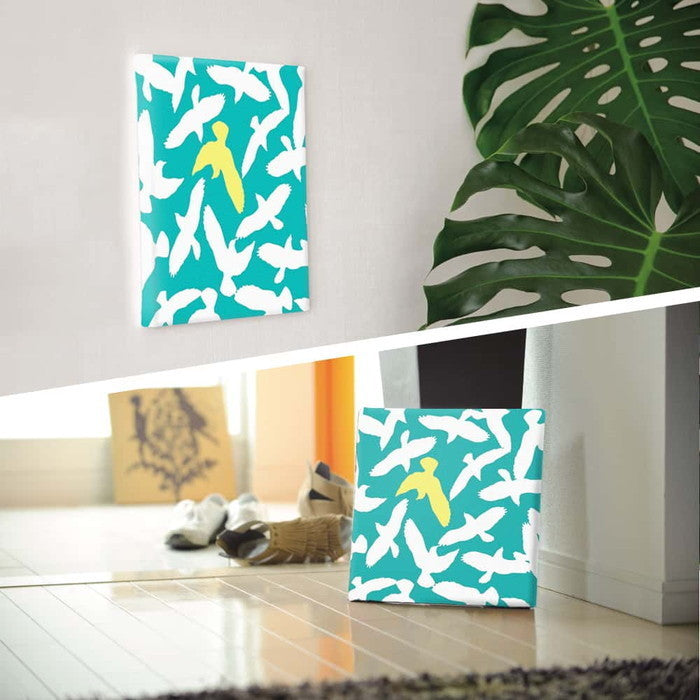 北欧 アート アンティーク NORDIC XLサイズ 100cm×100cm アートパネル ファブリックパネル アートボード 壁掛け 日本製 ラッピング付き 店舗 カフェ ラウンジ ロビー ホテル 法人 lib-pat-0003-xlの画像