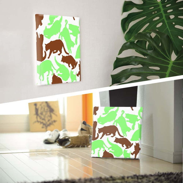 北欧 デザイン NORDIC Sサイズ 15cm×15cm アートパネル ファブリックパネル アートボード 壁掛け 日本製 ラッピング付き 店舗 カフェ ラウンジ ロビー ホテル 法人 lib-pat-0006-sの画像