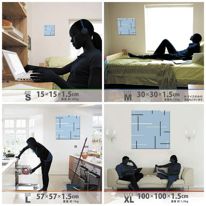 北欧 NORDIC XLサイズ 100cm×100cm PAT-0014 アートパネル ファブリックパネル アートボード 壁掛け 日本製 ラッピング付き 店舗 カフェ ラウンジ ロビー ホテル 法人 lib-pat-0014-xlの画像