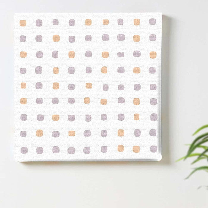 ナチュラル ドット SIMPLE XLサイズ 100cm×100cm アートパネル ファブリックパネル アートボード 壁掛け 日本製 ラッピング付き 店舗 カフェ ラウンジ ロビー ホテル 法人 lib-pat-0112-xlの画像