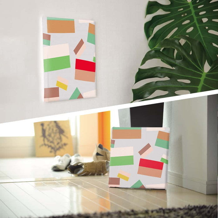 モダン MODERN Mサイズ 30cm×30cm アートパネル ファブリックパネル アートボード 壁掛け 日本製 ラッピング付き 店舗 カフェ ラウンジ ロビー ホテル 法人 lib-pat-0135-mの画像