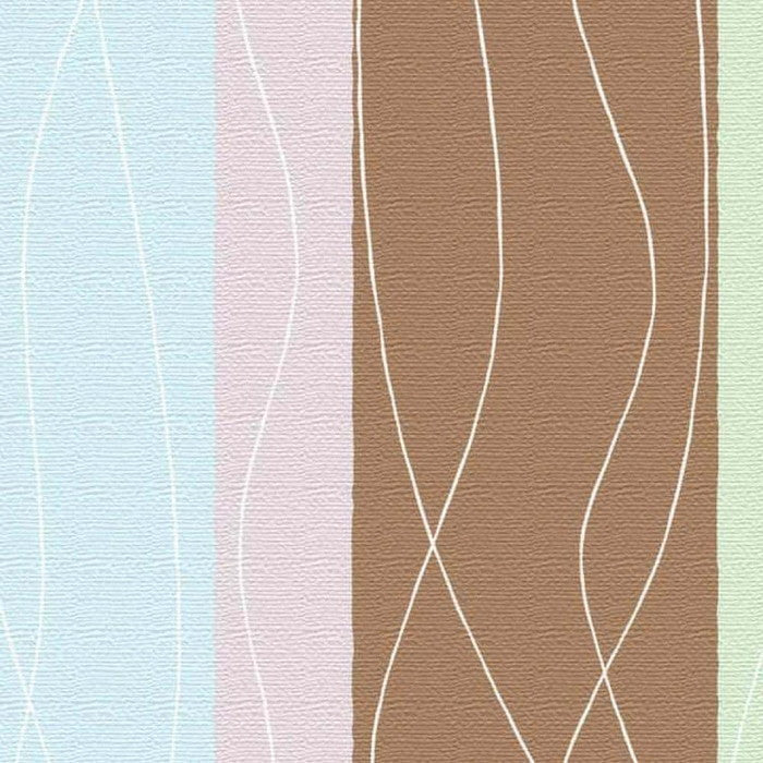 パステルカラー ストライプ柄 STRIPE Mサイズ 30cm×30cm アートパネル ファブリックパネル アートボード 壁掛け 日本製 ラッピング付き 店舗 カフェ ラウンジ ロビー ホテル 法人 lib-pat-0164-mの画像