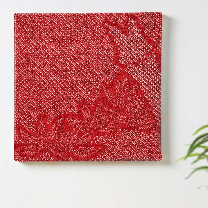 伝統模様 和 Mサイズ 30cm×30cm アートパネル ファブリックパネル アートボード 壁掛け 日本製 ラッピング付き 店舗 カフェ ラウンジ ロビー ホテル 法人 lib-pat-0266-mの画像