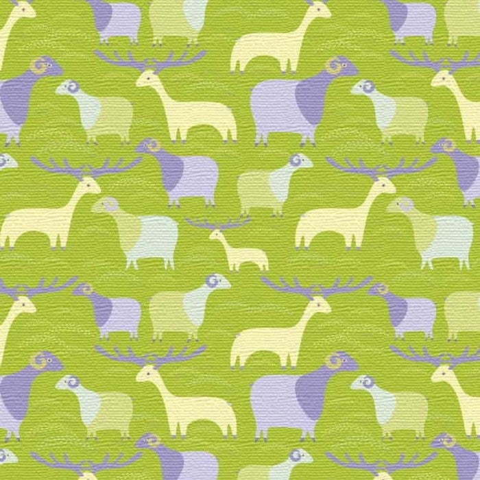 北欧 動物 北欧テイスト XLサイズ 100cm×100cm アートパネル ファブリックパネル アートボード 壁掛け 日本製 ラッピング付き 店舗 カフェ ラウンジ ロビー ホテル 法人 lib-pat-0286-xlの画像