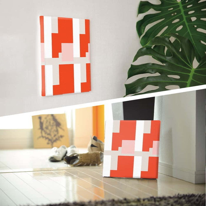 幾何学模様 patt-1803-038 Sサイズ 15cm×15cm アートパネル ファブリックパネル アートボード 壁掛け 日本製 ラッピング付き 店舗 カフェ ラウンジ ロビー ホテル 法人 lib-patt-1803-038-sの画像