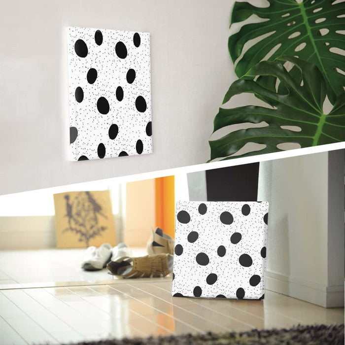 ドット柄 patt-1803-072 Lサイズ 57cm×57cm アートパネル ファブリックパネル アートボード 壁掛け 日本製 ラッピング付き 店舗 カフェ ラウンジ ロビー ホテル 法人 lib-patt-1803-072-lの画像