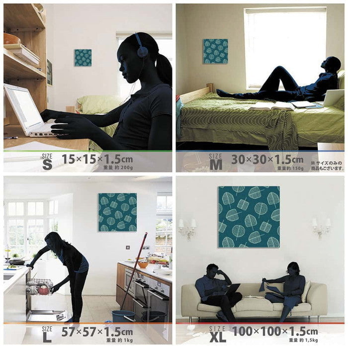 北欧 patt-1803-085 Lサイズ 57cm×57cm アートパネル ファブリックパネル アートボード 壁掛け 日本製 ラッピング付き 店舗 カフェ ラウンジ ロビー ホテル 法人 lib-patt-1803-085-lの画像