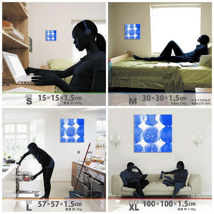 幾何学模様 patt-1803-127 XLサイズ 100cm×100cm アートパネル ファブリックパネル アートボード 壁掛け 日本製 ラッピング付き 店舗 カフェ ラウンジ ロビー ホテル 法人 lib-patt-1803-127-xlの画像