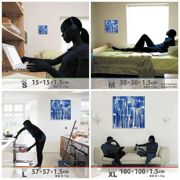 幾何学模様 patt-1803-146 XLサイズ 100cm×100cm アートパネル ファブリックパネル アートボード 壁掛け 日本製 ラッピング付き 店舗 カフェ ラウンジ ロビー ホテル 法人 lib-patt-1803-146-xlの画像