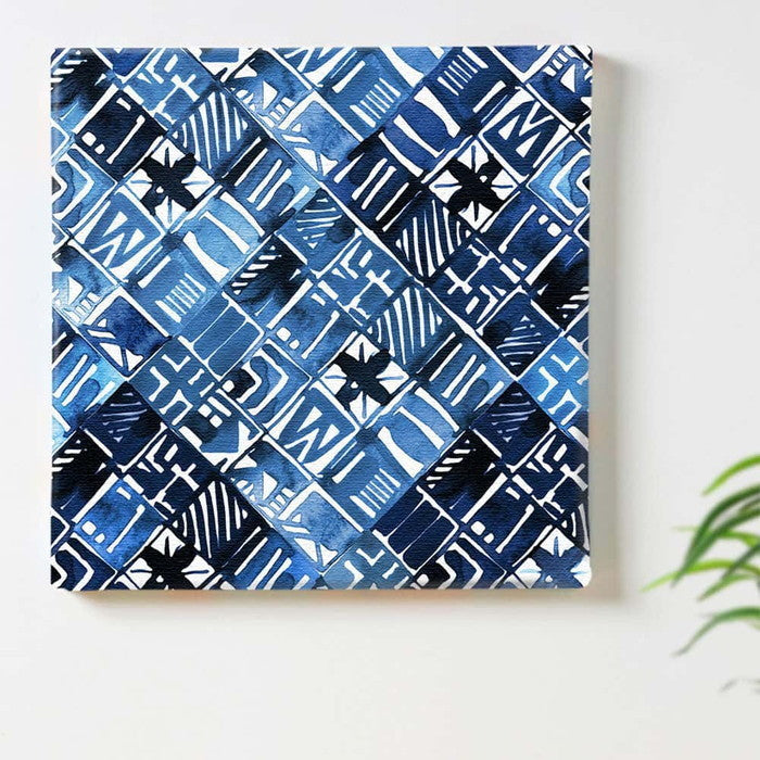 幾何学模様 patt-1803-150 Sサイズ 15cm×15cm アートパネル ファブリックパネル アートボード 壁掛け 日本製 ラッピング付き 店舗 カフェ ラウンジ ロビー ホテル 法人 lib-patt-1803-150-sの画像