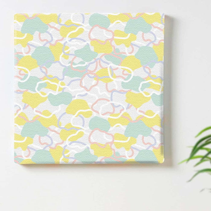 カモフラージュ柄 patt-1902-003 Mサイズ 30cm×30cm アートパネル ファブリックパネル アートボード 壁掛け 日本製 ラッピング付き 店舗 カフェ ラウンジ ロビー ホテル 法人 lib-patt-1902-003-mの画像