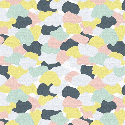 カモフラージュ柄 patt-1902-004 Mサイズ 30cm×30cm アートパネル ファブリックパネル アートボード 壁掛け 日本製 ラッピング付き 店舗 カフェ ラウンジ ロビー ホテル 法人 lib-patt-1902-004-mの画像