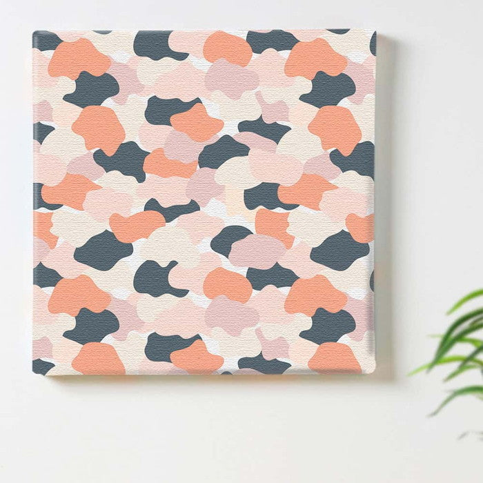 カモフラージュ柄 patt-1902-005 Lサイズ 57cm×57cm アートパネル ファブリックパネル アートボード 壁掛け 日本製 ラッピング付き 店舗 カフェ ラウンジ ロビー ホテル 法人 lib-patt-1902-005-lの画像