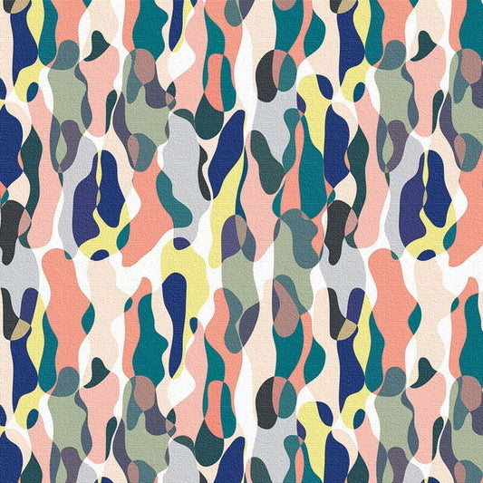 カモフラージュ柄 patt-1902-008 Lサイズ 57cm×57cm アートパネル ファブリックパネル アートボード 壁掛け 日本製 ラッピング付き 店舗 カフェ ラウンジ ロビー ホテル 法人 lib-patt-1902-008-lの画像