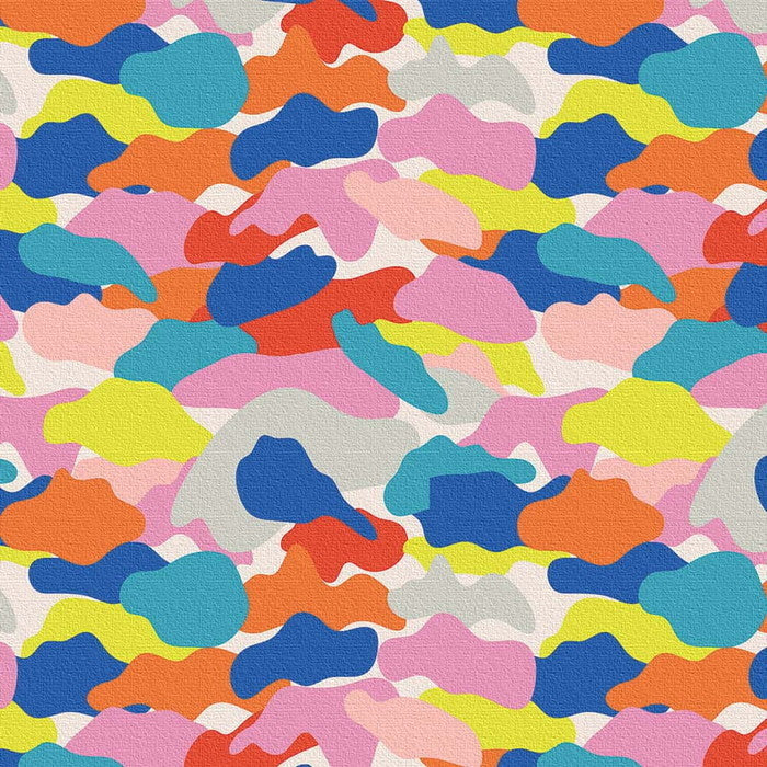 カモフラージュ柄 patt-1902-010 Sサイズ 15cm×15cm アートパネル ファブリックパネル アートボード 壁掛け 日本製 ラッピング付き 店舗 カフェ ラウンジ ロビー ホテル 法人 lib-patt-1902-010-sの画像