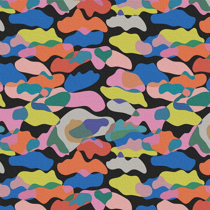 カモフラージュ柄 patt-1902-013 Mサイズ 30cm×30cm アートパネル ファブリックパネル アートボード 壁掛け 日本製 ラッピング付き 店舗 カフェ ラウンジ ロビー ホテル 法人 lib-patt-1902-013-mの画像