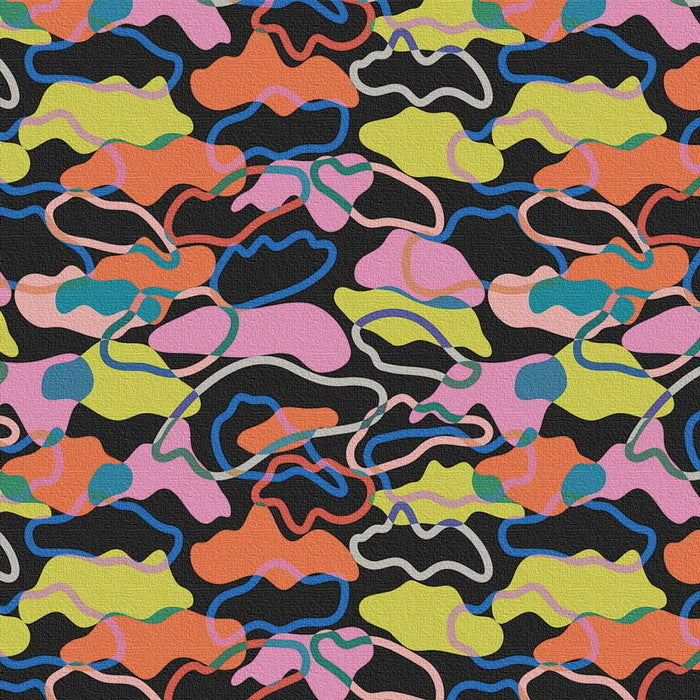 カモフラージュ柄 patt-1902-014 Lサイズ 57cm×57cm アートパネル ファブリックパネル アートボード 壁掛け 日本製 ラッピング付き 店舗 カフェ ラウンジ ロビー ホテル 法人 lib-patt-1902-014-lの画像