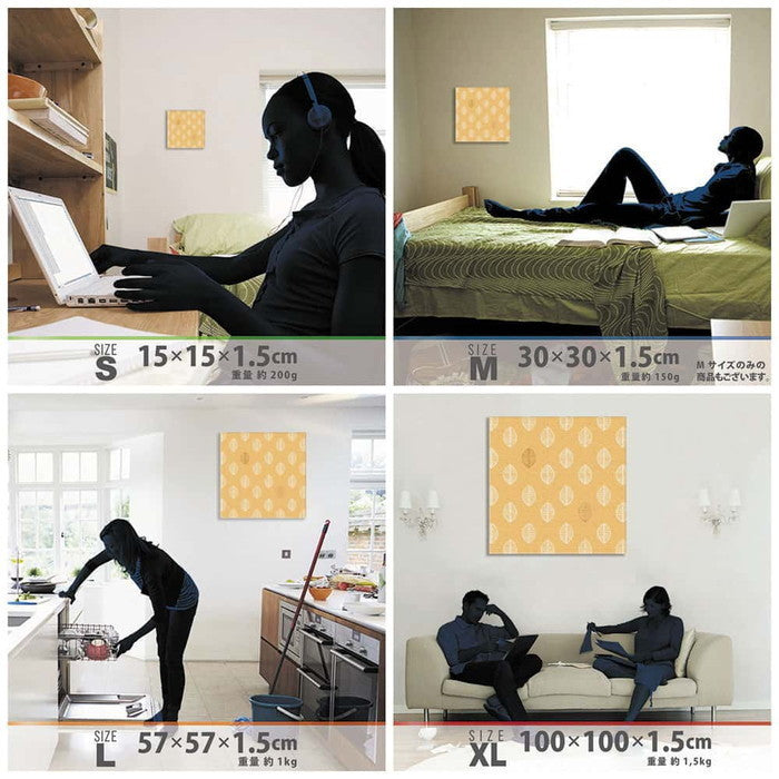 北欧 patt-1902-048 Sサイズ 15cm×15cm アートパネル ファブリックパネル アートボード 壁掛け 日本製 ラッピング付き 店舗 カフェ ラウンジ ロビー ホテル 法人 lib-patt-1902-048-sの画像